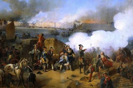 22 октября 1702 года в ходе Великой Северной войны русские войска штурмом овладели шведской крепостью Нотебург в истоке Невы