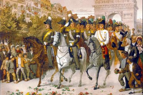 31 мая 1814 года был подписан Парижский мирный договор и окончилась война против наполеоновской империи